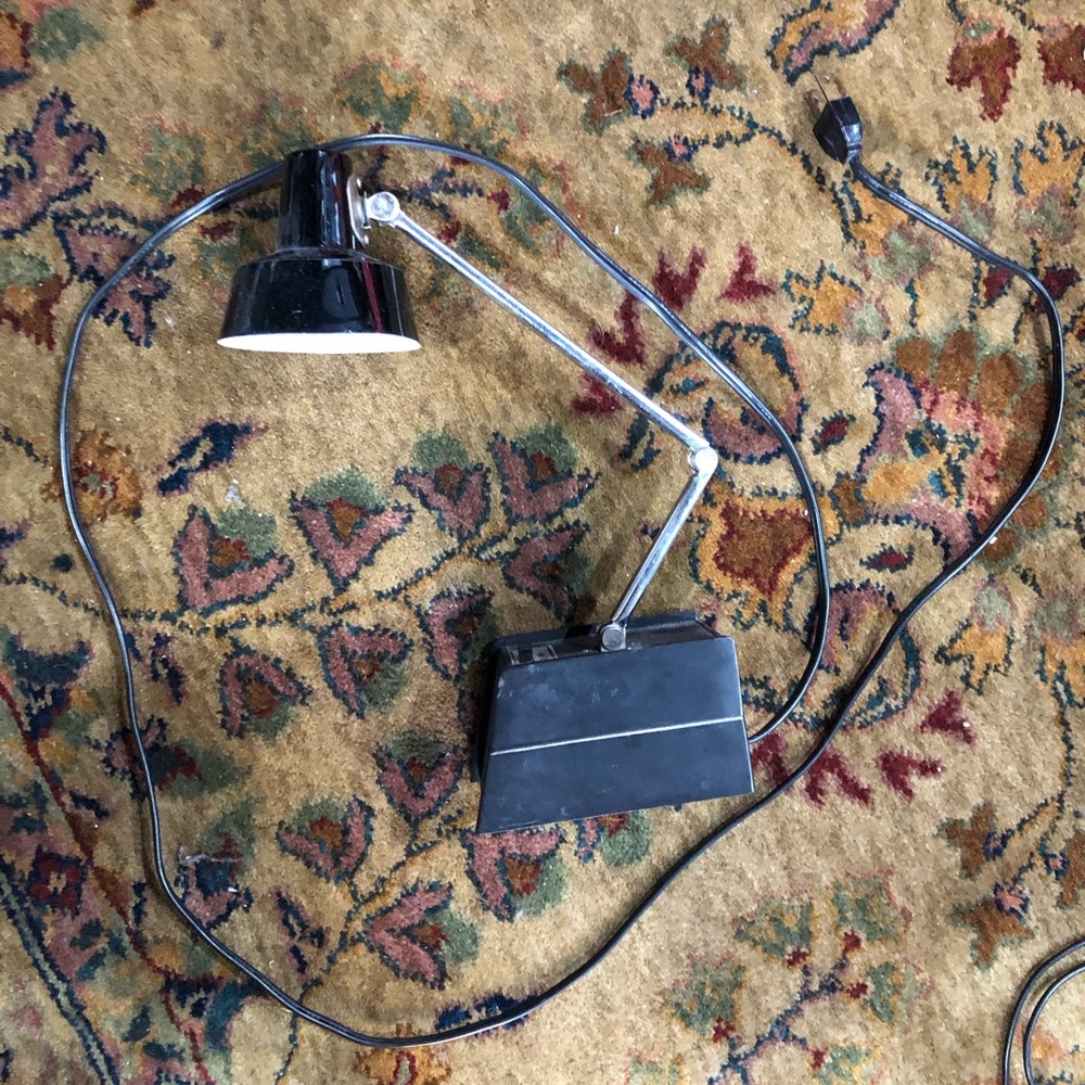 Vintage Desk Lamp, FULLY FUNCTIONING